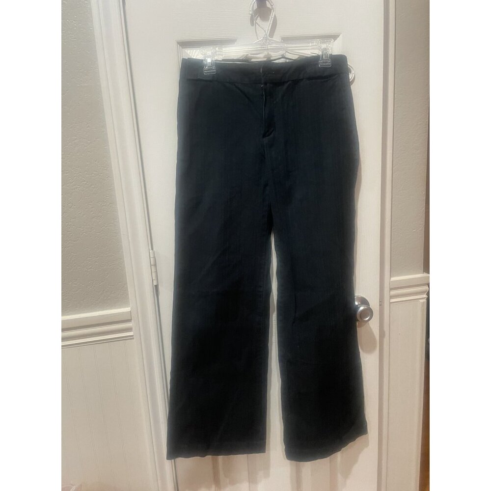 GAP STRETCH GAP Stretch Black Striped Pants Women's Size 8 REG - 278477